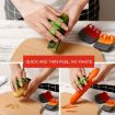 Orange Palm Hand Peeler for Potato, Fruit & Vegetable - Kitchen Tool - 6