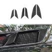 Chevrolet Corvette C8 Engine Side Air Vent Stickers Set - 6pcs Black - 2