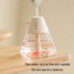 Black Desktop Mini Volcano Humidifier & Air Purifier for Home - 5
