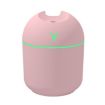 USB Mini Desktop Night Light Car Humidifier, 250ml, Y-Pink - 1