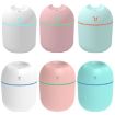 USB Mini Desktop Night Light Car Humidifier, 250ml, Y-Pink - 2
