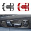 BMW 8 Series G14 Seat Adjustment Stickers 2019-2024, 2pcs Set, Red - 2