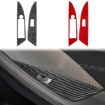 BMW 8 Series G14 2019-2024 Convertible Glass Lift Stickers Red LHD - 2