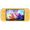 RG3000 Yellow Handheld Game Console with Double Handle Support - 1