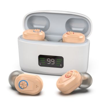 Z-127D In-ear Hearing Aid Earphone with Digital Display (Complexion) - 1