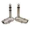 10pcs 6.35mm Right Angle Mono Guitar Plug Audio Amplifier Connector - 4