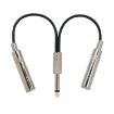 6.35mm Male to Dual Female Noise Reduction Guitar Cable 0.2m - 3