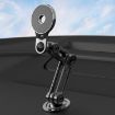 Black Car Desktop Folding Magnetic Suction Mobile Phone Holder - 1