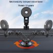 Black Car Desktop Folding Magnetic Suction Mobile Phone Holder - 5