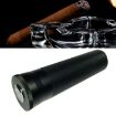 Black Metal Humidor Cigar Tube with Humidity Display Storage Bin - 1