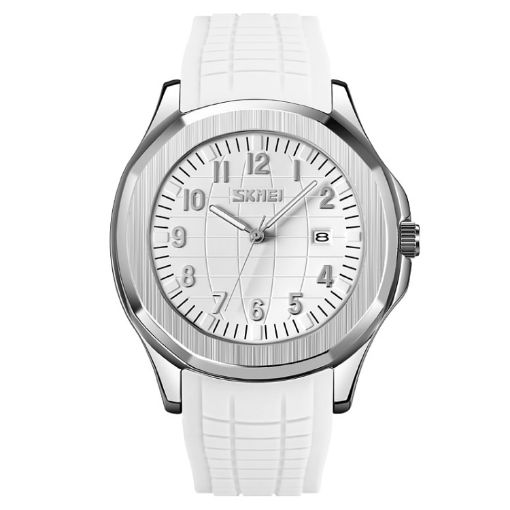 SKMEI 9286 Men's Waterproof Quartz Watch - Outdoor Sports, White - 1