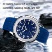 SKMEI 9286 Men's Waterproof Quartz Watch - Black Belt & Noodles - 5