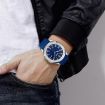 SKMEI 9286 Men's Waterproof Quartz Watch - Black Belt & Noodles - 6