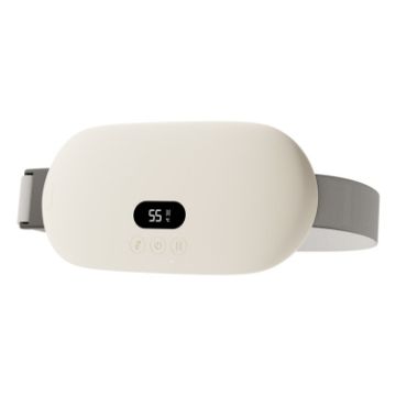2000mAh Digital Electric Abdominal & Waist Massager Belt - Yellow - 1