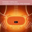2000mAh Digital Electric Abdominal & Waist Massager Belt - Yellow - 4