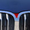 BMW 8 Series G14 2019-2024 Front Grille Decorative Sticker Black - 7