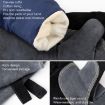 Cowhide BBQ Gloves 14" Gray - Thickened Anti-hot Oven Welding Protection - 5