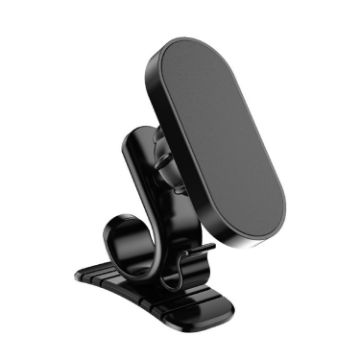 D6 Black 360 Rotating Magnetic Car Phone Holder - 1