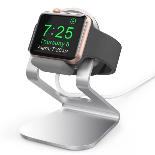 AhaStyle ST03 Aluminum Stand Base for Apple Watch Series - Silver - 1