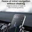 Vehicle Air Outlet Gravity Phone Holder - White Eagle Mouth Design - 6