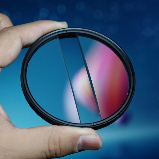 49mm Double Half Moon Foreground Blur Filter for SLR Cameras - 1
