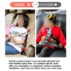 Red Car Child Seat Safety Belt Adjustment Anti-collision Fixer - 5