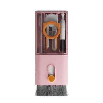 Q6S 10-in-1 Bluetooth Headphone & Gadget Cleaning Kit - Pink - 1