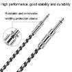 0.5m 6.35mm TS Guitar Cable Oxygen-Free Copper Core Two-Core Straight - 3