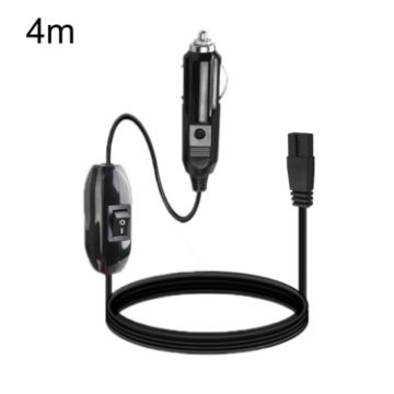 12V/24V Car Refrigerator Power Cord, 4m Cable with Switch Plug - 1