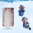 Fish Tank Diver Ornaments - 2pcs Aquarium Decorations (With Camera Blue) - 3
