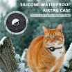 Reflective Purple Silicone Pet Collar with Bell for AirTag Tracker - 7