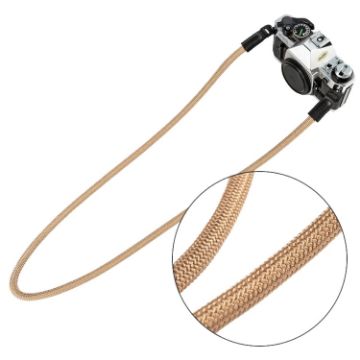 Light Brown Climbing Rope Camera Strap for SLR - Retro Wearable Shoulder Strap - 1