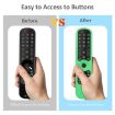 LG AN-MR21GC/AN-MR21N/AN-MR21GA TV Remote Silicone Case - White - 3