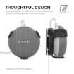 AhaStyle PT62 Wall Bracket for Amazon Echo Dot 3 - Black Speaker Mount - 3