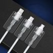 10pcs Square Transparent Cable Protective Sleeve for Type-C/USB-C - 2