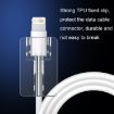 10pcs Square Transparent Cable Protective Sleeve for Type-C/USB-C - 4