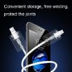 10pcs Square Transparent Micro USB Cable Protective Sleeve Winder - 5