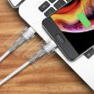 10pcs Square Transparent Micro USB Cable Protective Sleeve Winder - 7