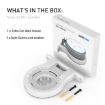 AhaStyle DD96 Wall Storage Stand for Amazon Echo Dot 3/4 - White - 2