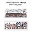 Ajazz K870T 87-Key Hot Swap Bluetooth/Wired RGB Mechanical Keyboard White - 6