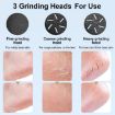 JD-510 Rechargeable Electric Foot Callus Remover with Vacuum - Black - 4