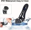 JD-510 Rechargeable Electric Foot Callus Remover with Vacuum - Black - 6
