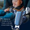 Triangular Gravity Sensor Car Phone Holder - Black Hook Clip - 6