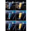 Golden Air Outlet Triangular Gravity Sensor Car Phone Holder Clip - 2
