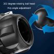 Black Triangular Gravity Sensor Car Phone Holder - Air Outlet Clip - 4