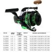 YUMOSHI GL2000 Silver Fishing Lines Spinning Reel - GL Series - 7