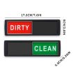 Double-Sided Dishwasher Magnet Clean Dirty Sign - Silver Love - 3