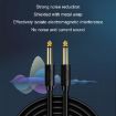 JINGHUA 0.5m 6.5mm Male to Male Audio Cable for Microphone/Instrument - 3