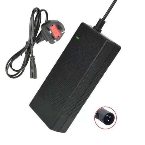 42V 2A XLR Electric Scooter Charger for 36V Lithium Battery - UK Plug - 1