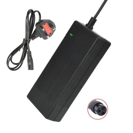 42V 2A GX16 Electric Scooter Charger, 36V Lithium Battery, UK Plug - 1
